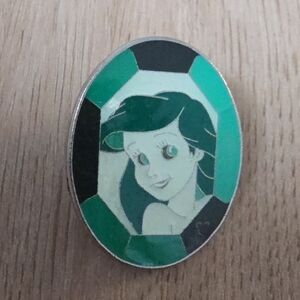 Disney Pin - Little Mermaid – Green Ariel Trading Pin - Hidden Mickey 4 Of 6